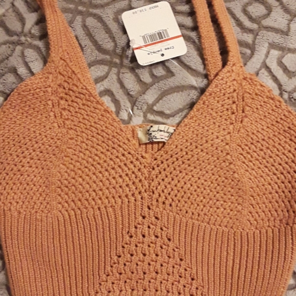 Free People crochet cropped top bralette - Picture 7 of 9